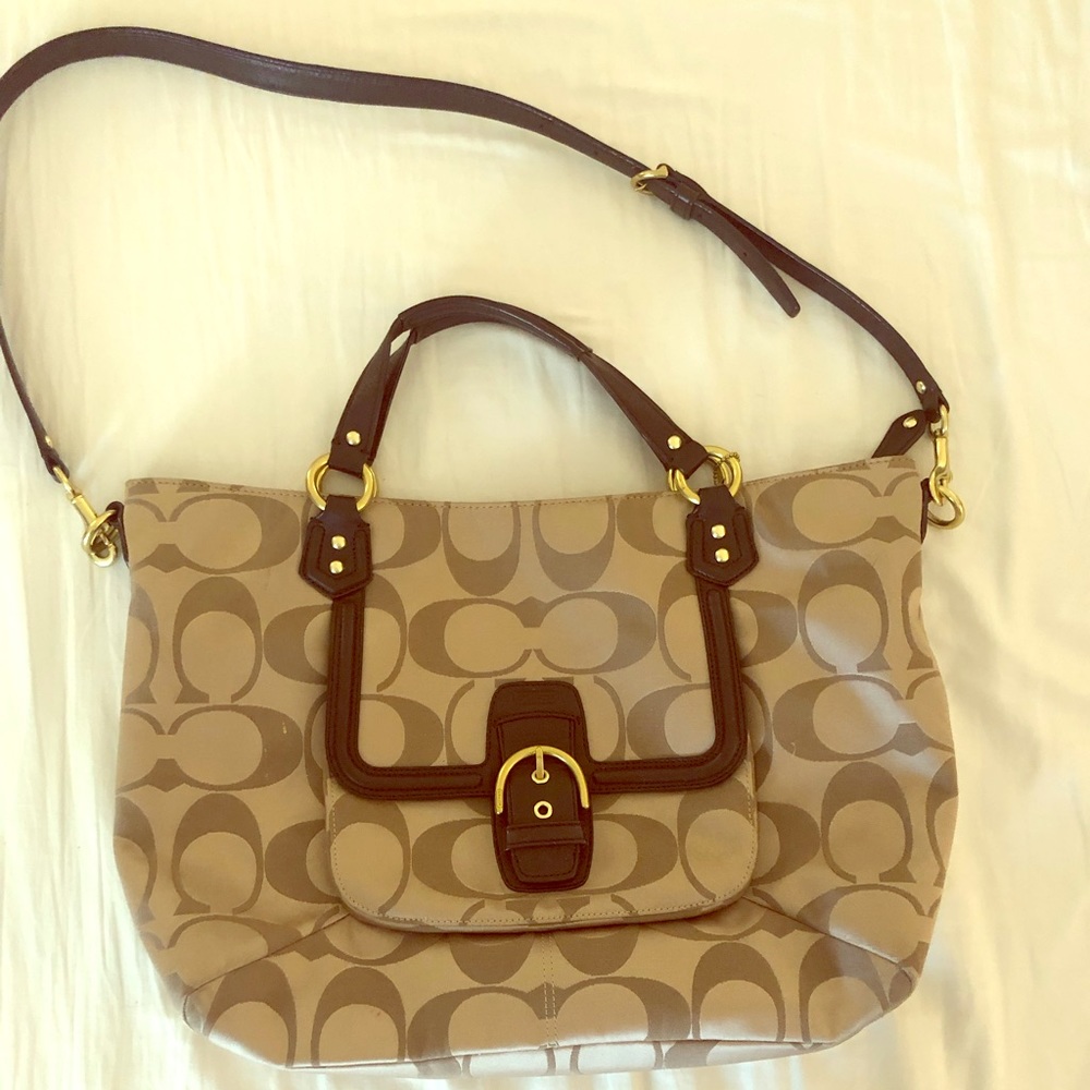 Coach Brown Laptop Bag